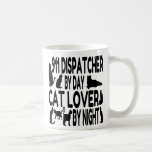 Cat Lover 911 Dispatcher Coffee Mug