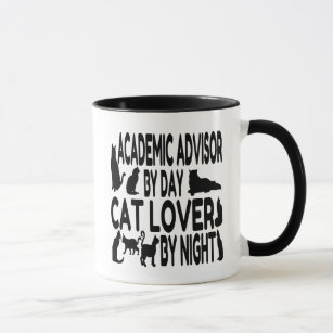 Cat Lover Academic Advisor Mug