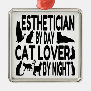 Cat Lover Aesthetician Metal Tree Decoration
