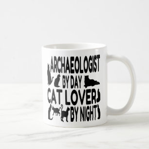 Cat Lover Archaeologist Coffee Mug