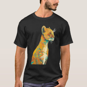 Cat Lover Arty African Wildlife Cute African Fossa T-Shirt