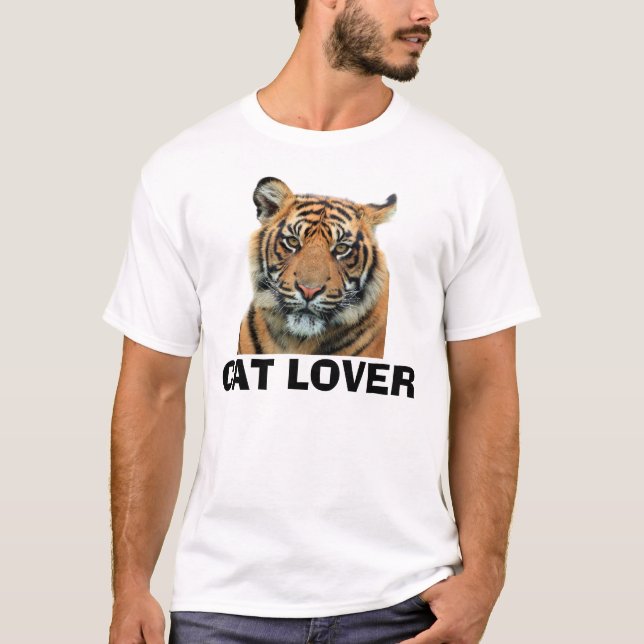 CAT LOVER, Bengal Tiger T-shirts (Front)