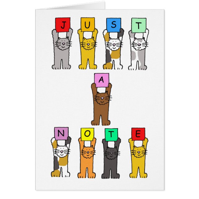Cat Lover Blank  Note Card (Front)