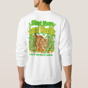 Cat Lover Bold Wealth Hustle Funny Gift Sweatshirt