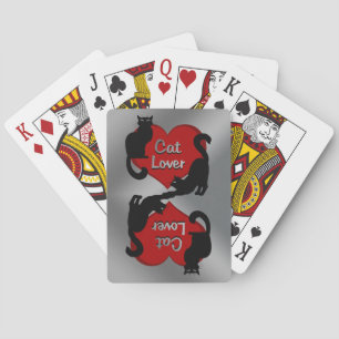 Cat Lover Cards Black Cat Playing Cards