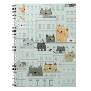 Cat Lover Cats And The City Notebook