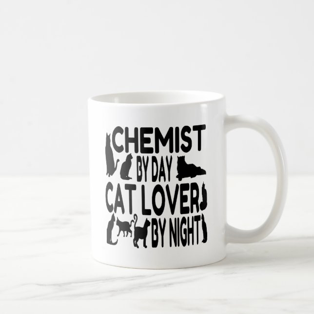 Cat Lover Chemist Coffee Mug (Right)
