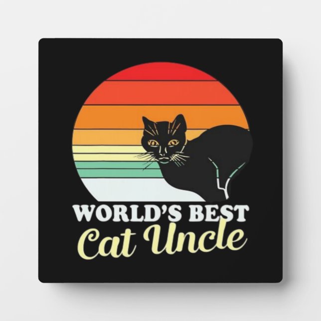 Cat Lover Christmas Adorable  Plaque (Front)