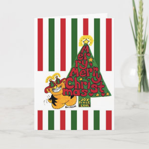 Cat Lover Christmas Card
