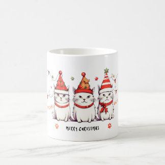 Cat Lover Christmas Snowflake Coffee Mug 