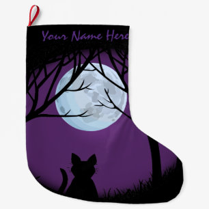 Cat Lover Christmas Stocking Customised Stocking