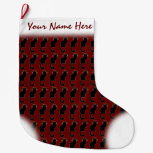Cat Lover Christmas Stocking Customised Stocking