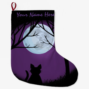 Cat Lover Christmas Stocking Customised Stocking