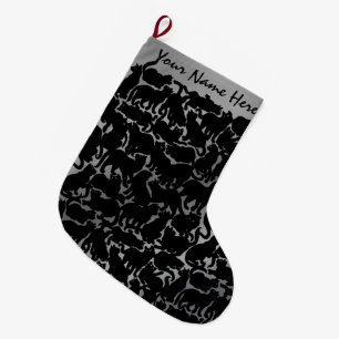 Cat Lover Christmas Stocking Customised Stocking