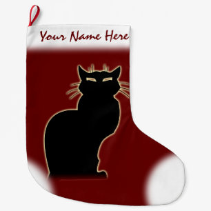 Cat Lover Christmas Stocking Customised Stocking