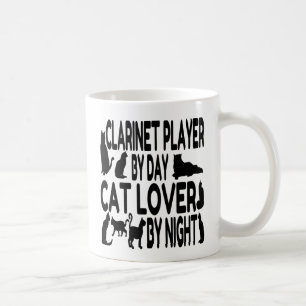 Cat Lover Clarinet Player Coffee Mug