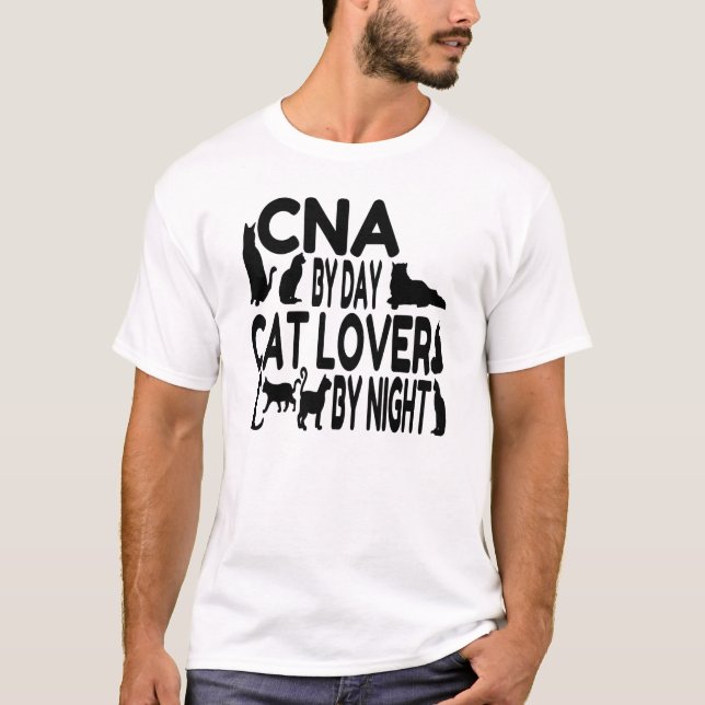 Cat Lover CNA T-Shirt (Front)