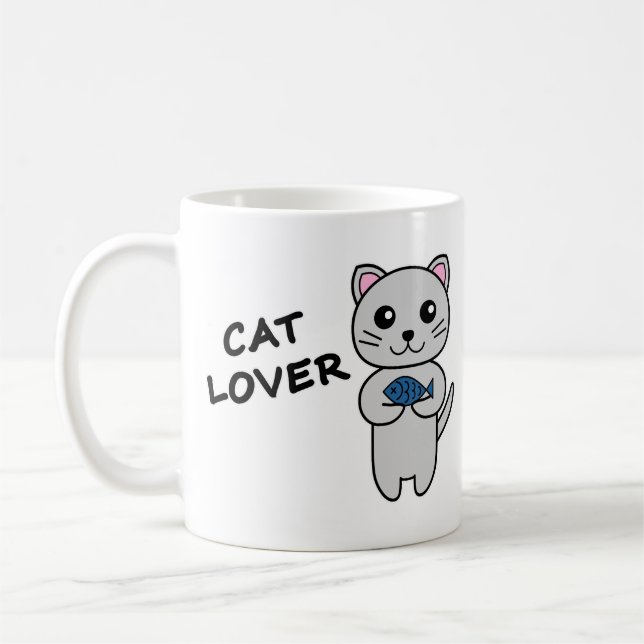 CAT LOVER Coffee Mug (Left)