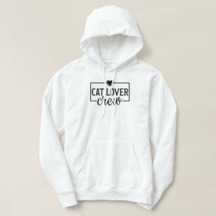 Cat Lover Crew Funny Cat Hoodie