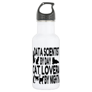 Cat Lover Data Scientist 532 Ml Water Bottle
