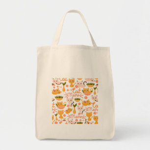 cat lover design  tote bag