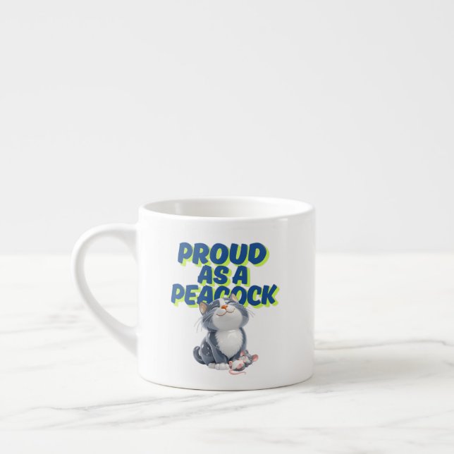Cat Lover  Espresso Cup (Left)