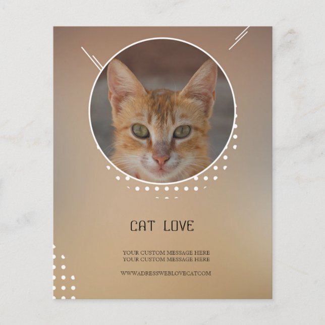 Cat lover flyer (Front)