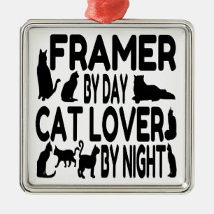 Cat Lover Framer Metal Tree Decoration