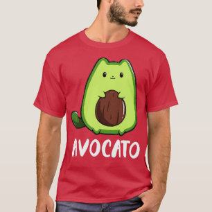 cat lover funny avocato cat funny avocato avocado T-Shirt