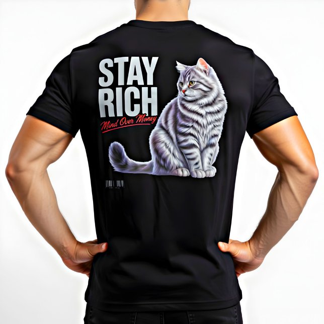 Cat Lover Funny Money Mindset Gift Shirt (Creator Uploaded)