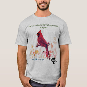 Cat Lover Funny  - Spring Colours  T-Shirt