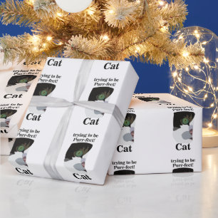 Cat Lover Funny Wrapping Paper