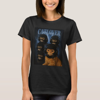 Cat Lover Gamer Gang In Laclava Headsets Funny Mem T-Shirt