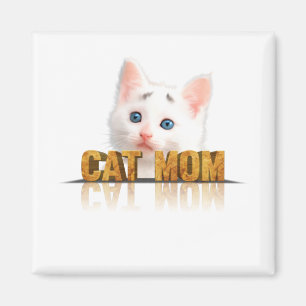 Cat lover gift cat mum gift best cat mum ever magnet
