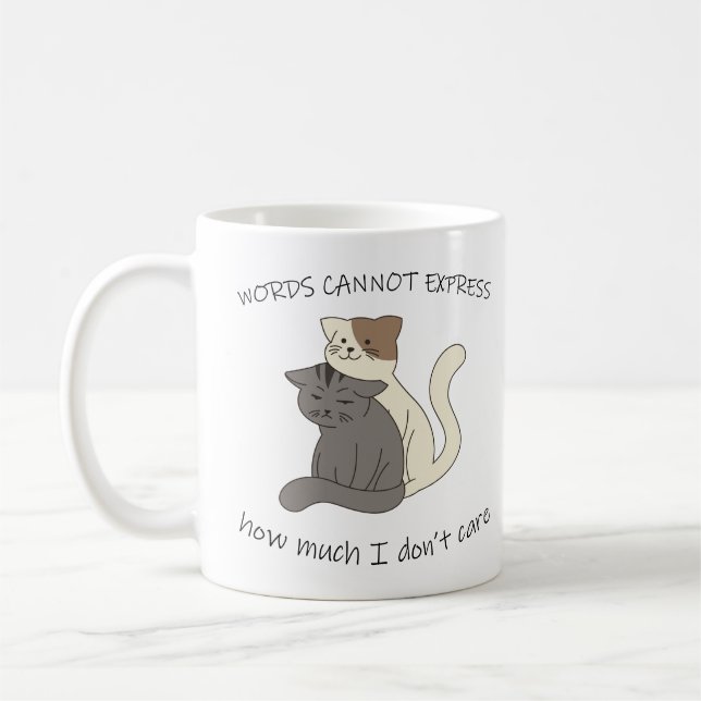Cat Lover Gift | Gift For Cat Owner | Animal Lover Coffee Mug (Left)