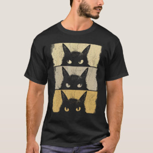 Cat Lover, Grumpy Black Kitten, Cat Mum, Cat Dad T-Shirt