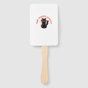 Cat Lover Halloween Purr-anormal Activity Spooky C Hand Fan