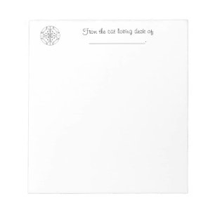 Cat Lover Kaleidoscope Cats Hearts Notepads