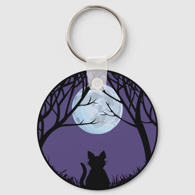 Cat Lover Keychain Cat Lover Gifts Pet Key Chains (Front)