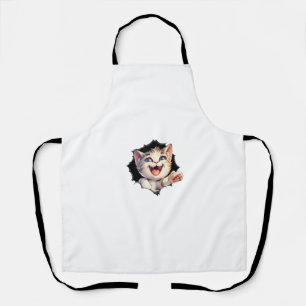 Cat Lover, Kitten Lover, Cute Cat, Cat Owner, Funn Apron