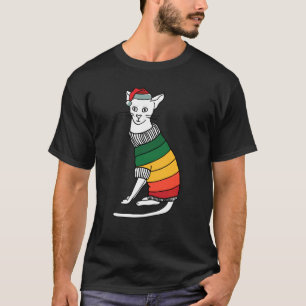 Cat Lover Lgbt Q Pride Christmas Cute Gay Kitten X T-Shirt