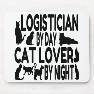 Cat Lover Logistician Mouse Mat