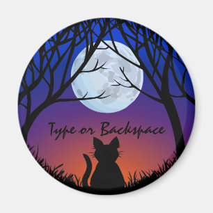 Cat Lover Magnet Fat Cat Fridge Magnet Customise