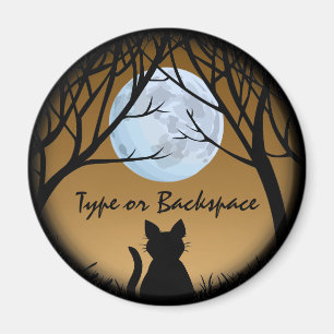 Cat Lover Magnet Fat Cat Fridge Magnet Customise