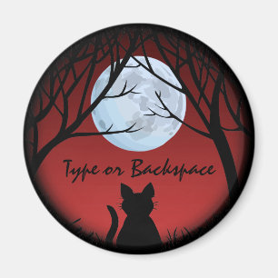 Cat Lover Magnet Fat Cat Fridge Magnet Customise