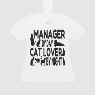 Cat Lover Manager Ornament