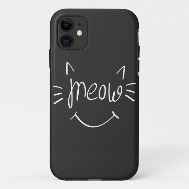 Cat Lover Meow   Case-Mate iPhone Case (Back)