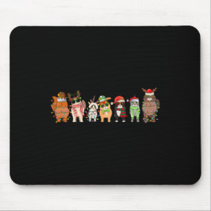 Cat Lover Meowy Christmas Family Pjs Matching Men  Mouse Mat