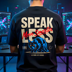 Cat Lover Motivational Blue Cat Design Tri-Blend Shirt