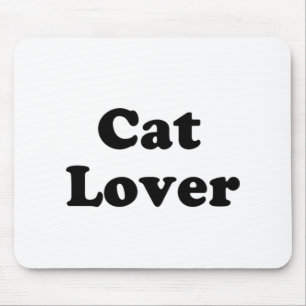 cat lover mouse mat